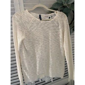 Women's Noble Lace Back Sweater    KA4-12
